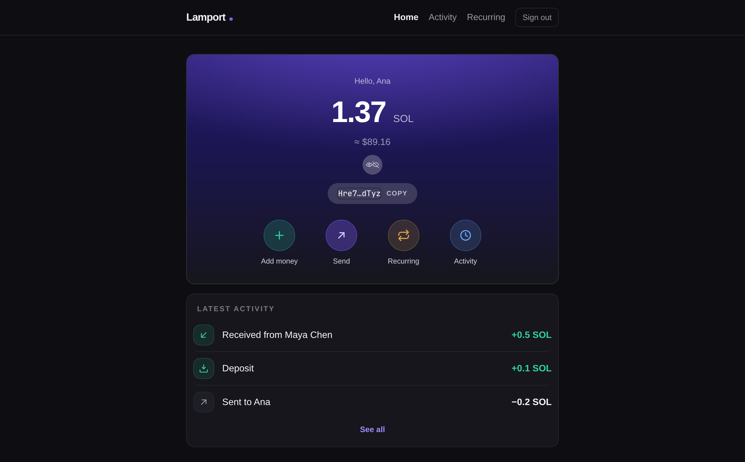 Lamport - From a Solana Workshop to a Neo-Bank Demo on Rails